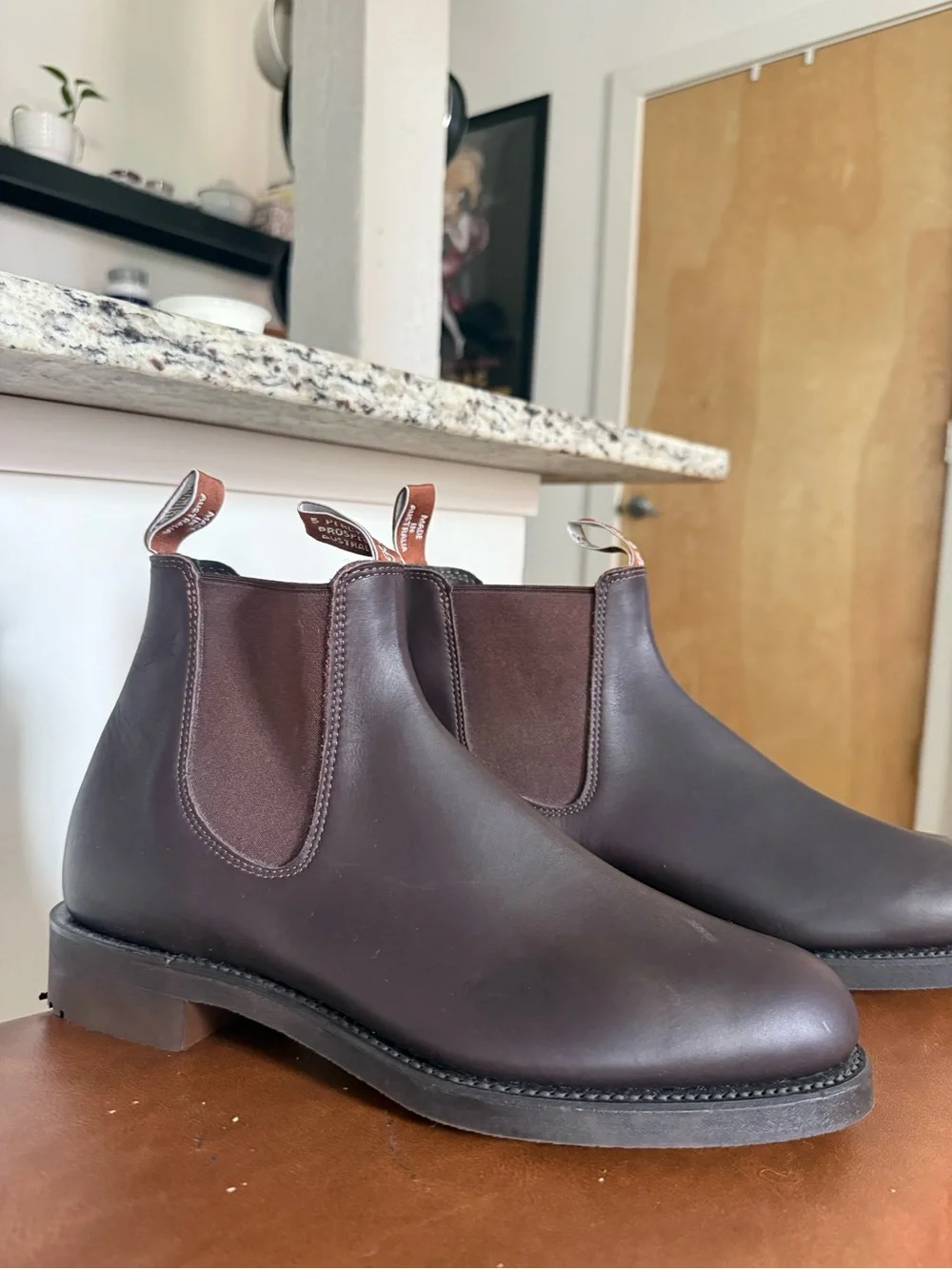 R.M. Williams Men's Boots in Dark Brown